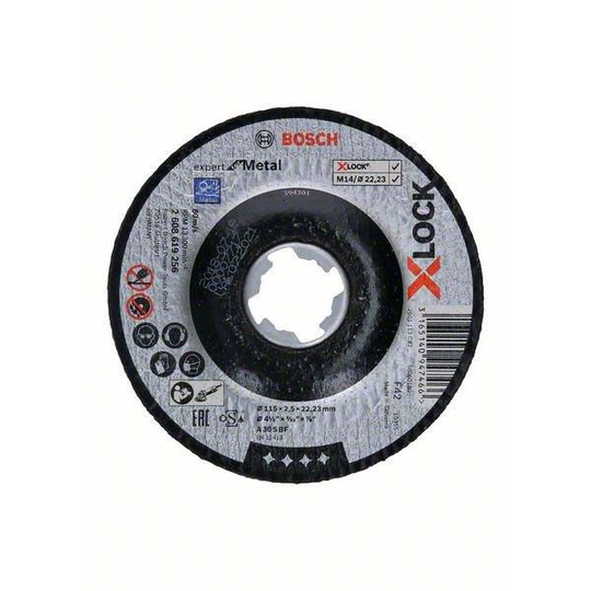 Bosch Expert for Metal Kapskiva med X-LOCK, nedsänkt sågning 115 × 2,5 × 22,23 mm