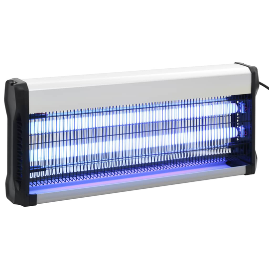 vidaXL Insektsdödare svart aluminium ABS 40 W