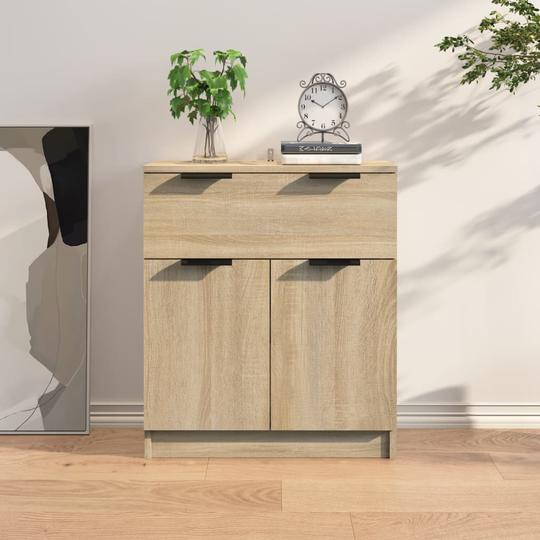 vidaXL Skänk sonoma-ek 30x40x70 cm konstruerat trä