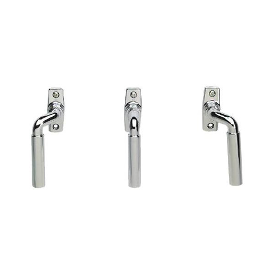 ASSA Fix 42 Fönsterhandtag 43 mm, förkromat Rak