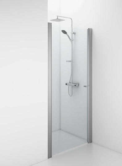 Ifö Duschdörr Space Nisch SPNK 800 Klar Glas Med Knopp 185 cm