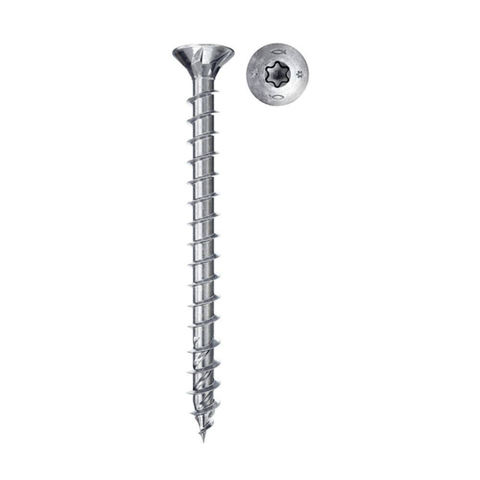 Fischer Power-Fast II 670680 Spånskivs-skruv 5 mm 50 mm T-profil Stål galvaniskt förzinkad 50 st