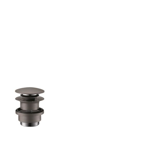 Hansgrohe 50100340 Tryckpluggventil 1 1/4", Push-Open Borstad svart krom