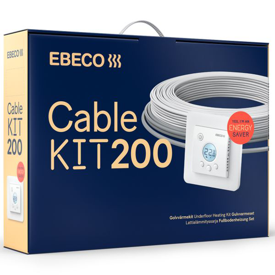 Ebeco Cable Kit 200 Golvvärmekit 1180W 107 m