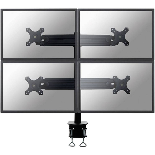 Neomounts by Newstar FPMA-D700D4 4x Monitor bordsfäste 48,3 cm (19) - 76,2 cm (30) Justerbar i höjd, Tiltbar, Svängbar, Roterbar