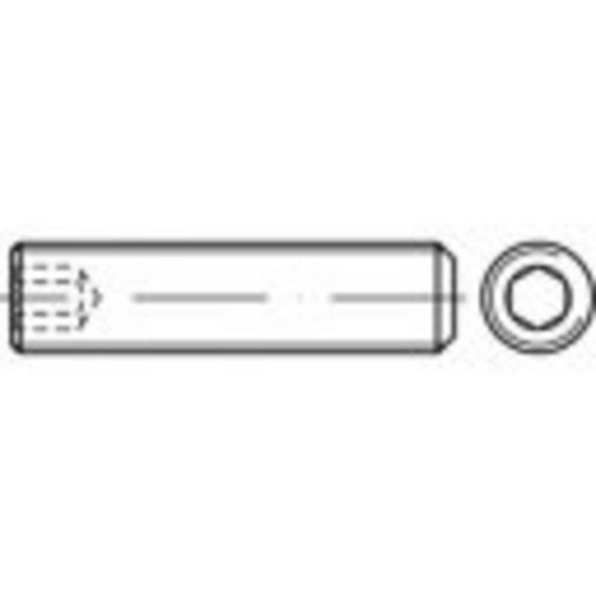 TOOLCRAFT TO-5369868 Gängstift M16 90 mm Rostfritt stål A1, A2 10 st
