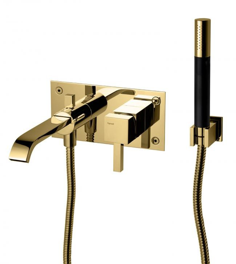 Tapwell Dusch- och Badkarsblandare BOX026 Rettangolo Mässing