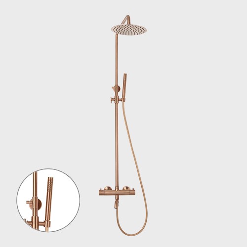 Primy Takduschset Steel Pleasure 3 Amber