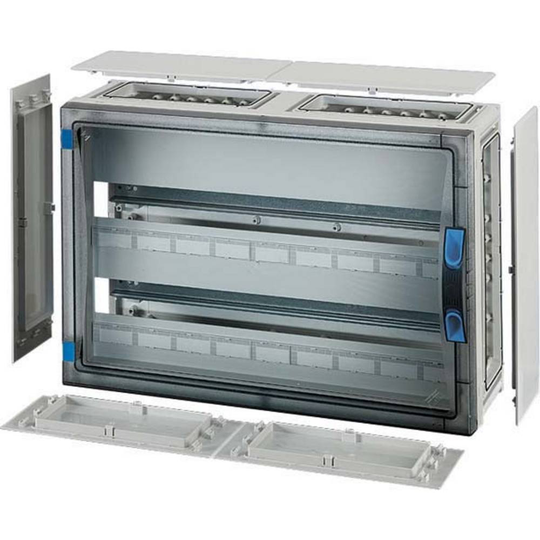 Hensel 4012591115137 FP 1408 Normkapsling Utanpåliggande Moduler totalt = 54 Antal rader = 2