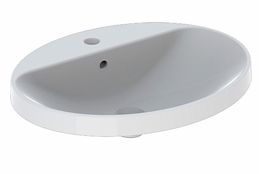 Ifö Tvättställ Variform Oval 60 cm Med Bräddavlopp