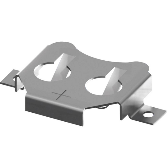 Knappscellshållare 1x CR1216, CR1220 Horisontell, Utanpåliggande montering SMD (L x B x H) 18.92 x 12.07 x 3.18 mm Keystone 3000