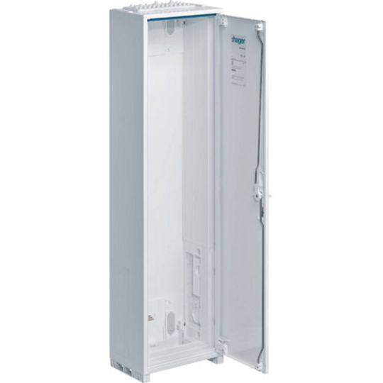 Hager ZB31S ZB31S Panel för mätarmontage Utanpåliggande, Infälld, delvis försänkt Moduler totalt = 84