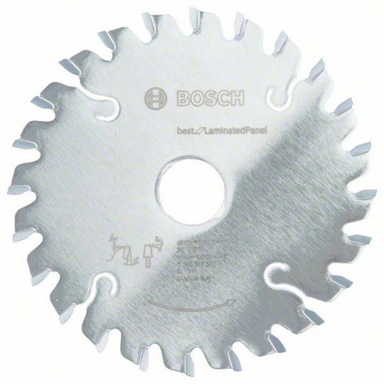 Bosch Accessories Best for Laminated Panel 2608642608 Cirkelsågblad för försågning 125 x 22 x 4.3 mm Antal tänder (per tum): 24 1 st