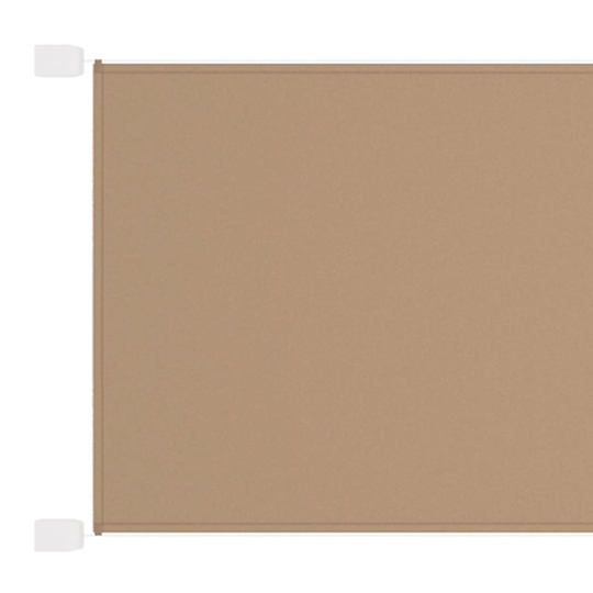 vidaXL Markis vertikal taupe 180x1200 cm oxfordtyg