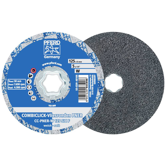 PFERD 44498027 Slipplatta Diameter 125 mm