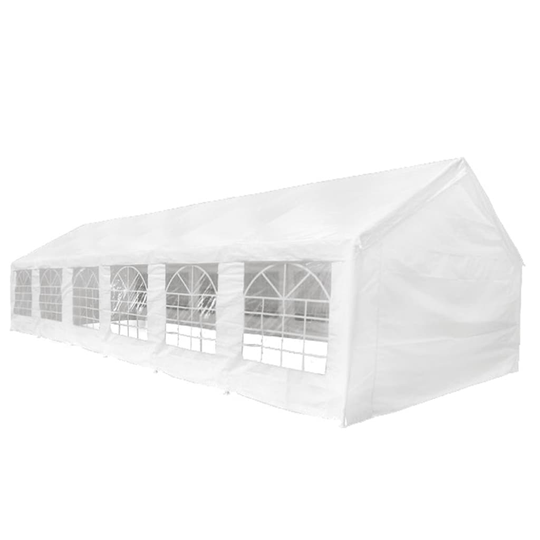 vidaXL Partytält 12 x 6 m vit