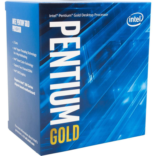 Processor (Box) Intel® Pentium® Gold N/A 2 x 4.2 GHz Dual Core Sockel: Intel® 1200 58 W