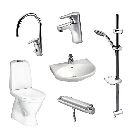 Badrumspaket Gustavsberg Standardpaket 1