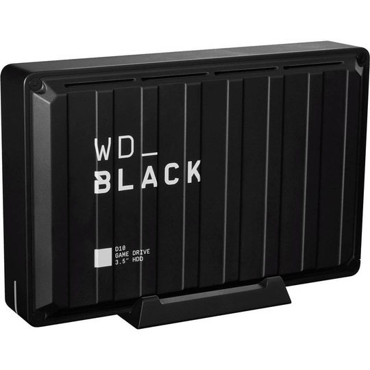 WD Black D10 Game Drive Extern hårddisk 3.5 8 TB Svart USB 3.2 Gen 1