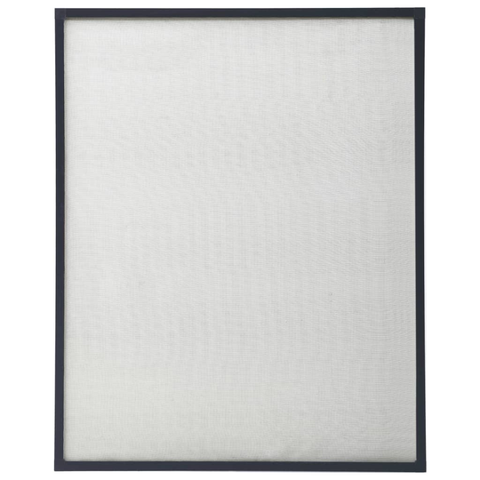 vidaXL Insektsnät för fönster antracit 90x120 cm