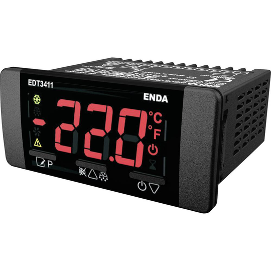 Enda EDT3411-230-08 Termostat NTC -60 till +150 °C Relä 8 A (B x H) 77 mm x 35 mm