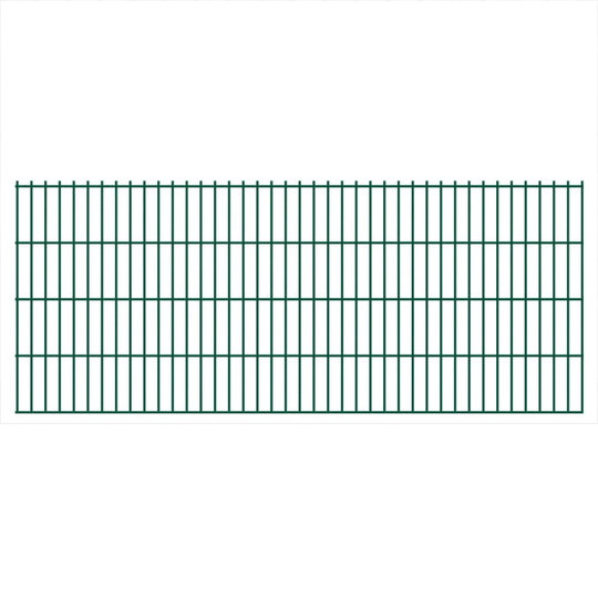 vidaXL 2D Stängselpaneler 2,008x0,83 m grön