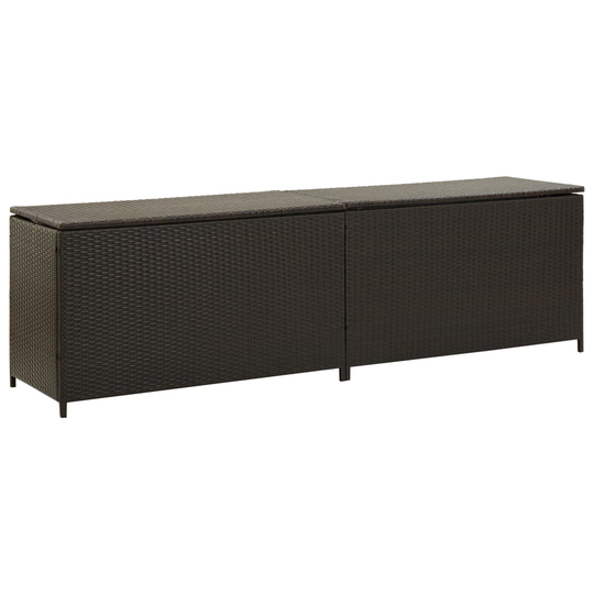 vidaXL Dynbox konstrotting 200x50x60 cm brun