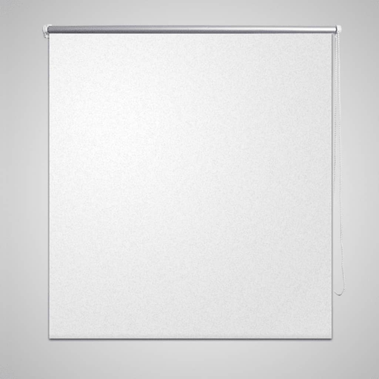 vidaXL Rullgardin vit 140 x 175 cm mörkläggande