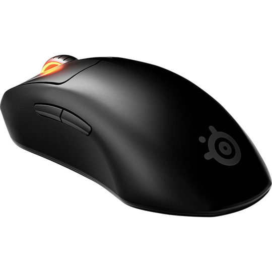 Steelseries Prime Trådlös gaming-mus Optisk Ergonomisk, Upplyst, Löstagbar kabel Matt svart
