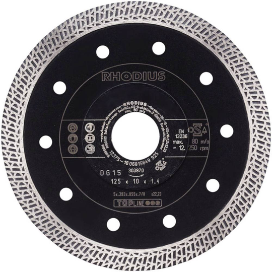 Diamantkapskiva Rhodius 303870 Diameter 125 mm 1 st