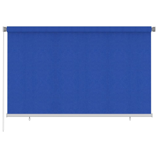 vidaXL Rullgardin utomhus 240x140 cm blå HDPE