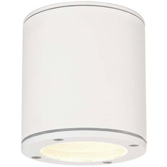 Utomhusbelysning takspotlight LED, Lågenergilampa GX53 9 W EEK: beroende av ljuskälla SLV Sitra 231541 Vit