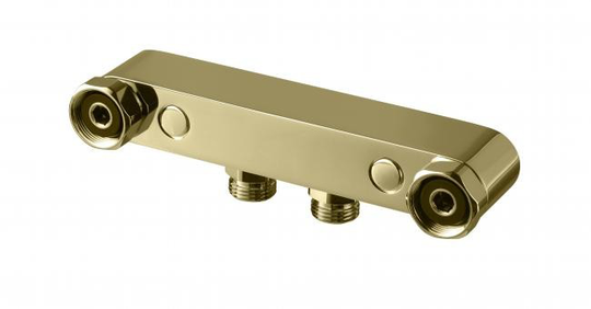 Tapwell Blandarfäste 160 Utanpåliggande Rör Honey Gold
