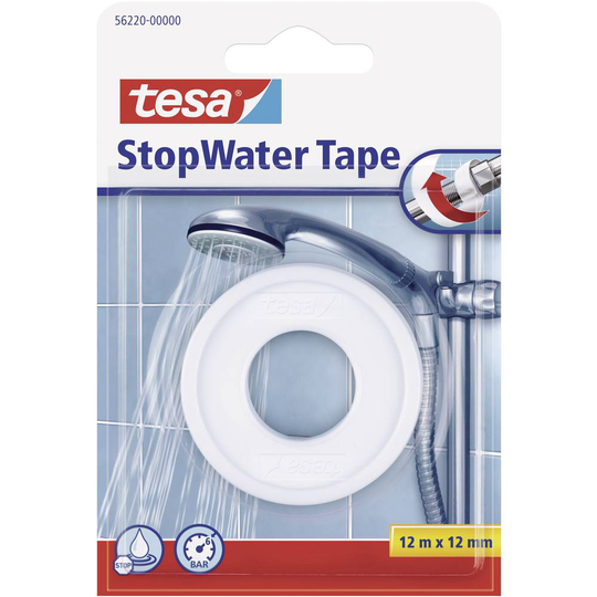 tesa Tesa 56220-00000-00 Repareringstejp Tesa® StopWater Tape Vit (L x B) 12 m x 12 mm 1 st