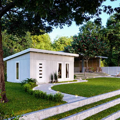 Stuga Olle 24,6 m² Takpapp