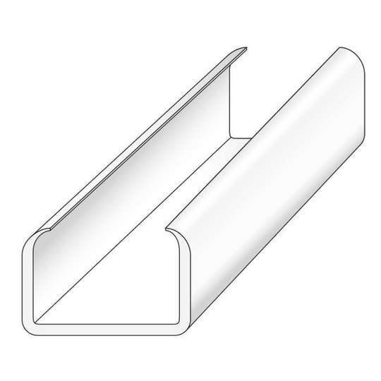 Norwesco 850203 Fästlist självhäftande, 10-pack 5.3 x 6 x 1500 mm