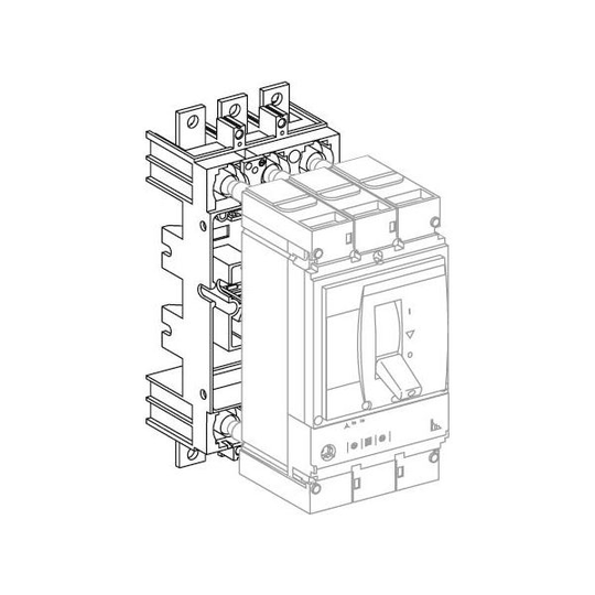 Schneider Electric LV432517 Plugin-sockel för NSX400-630, 4 pol