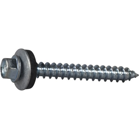 ESSVE 63036 Byggskruv med bricka, sexkant, FZB, Ø6,5 mm Ø6,5 x 38 mm, 200-pack