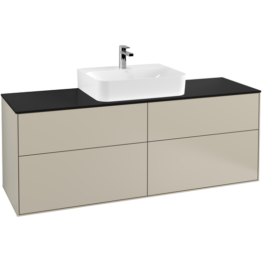 Tvättställsskåp Villeroy & Boch Finion med 4 Lådor och Bänkskiva för Centrerat Tvättställ
