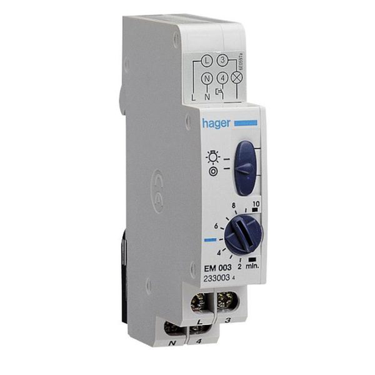 Hager EMN001 Trappautomat med slutande kontakt