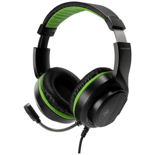 DELTACO GAMING GAM-128 Spel On-ear headset On-ear Svart