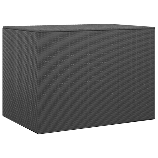 vidaXL Dynbox PE-rotting 145x100x103 cm svart