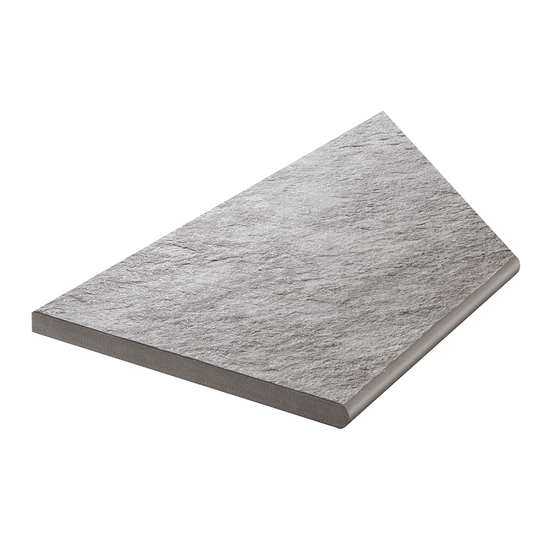 Klinker Bricmate Z Quartzit Grey Pool Inner Corner Left 30x60 cm