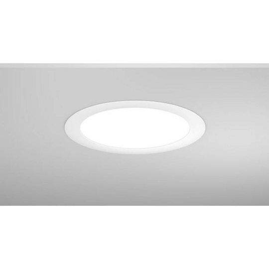 LED-panel infälld LED EEK: beroende av ljuskälla RZB Toledo Flat LED/23W-4000K D3 901484.002.1 Vit