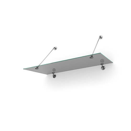 Entrétak Easy Collection - Tube Tonat glas, Tonat glas, 1500 mm