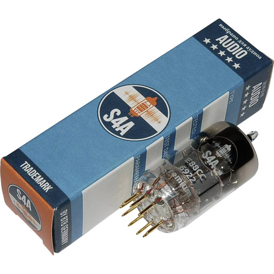 E88CC S4A Premium Elektronrör Utvalt för Audio & Studio Dubbeltriod Antal poler: 9 Lampsockel: Noval Innehåll 1 st