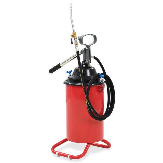 vidaXL Handdriven fettpump 12 L