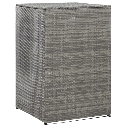 vidaXL Skjul för soptunna antracit 76x78x120 cm konstrotting