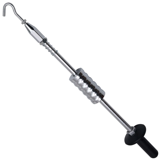 vidaXL Glidhammare med krok 63 cm kolstål