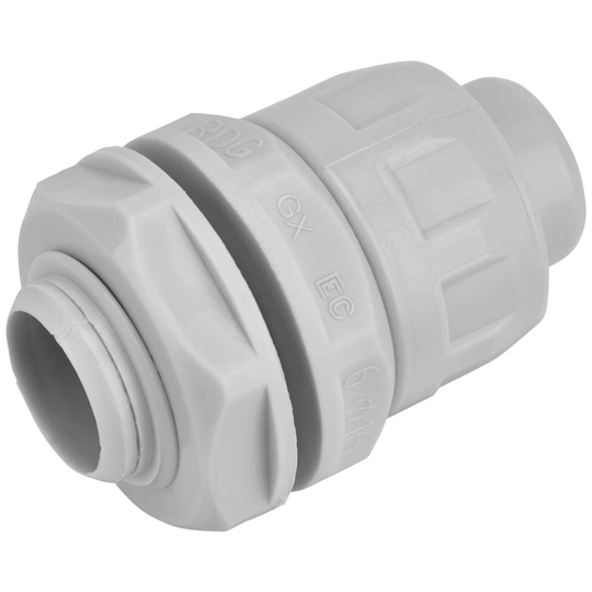Fränkische Rohrwerke 4961780065 RCX-MG-25-80065.5 Slangskruvlåsning Grå M32 x 1.5 25 mm Rak 5 st